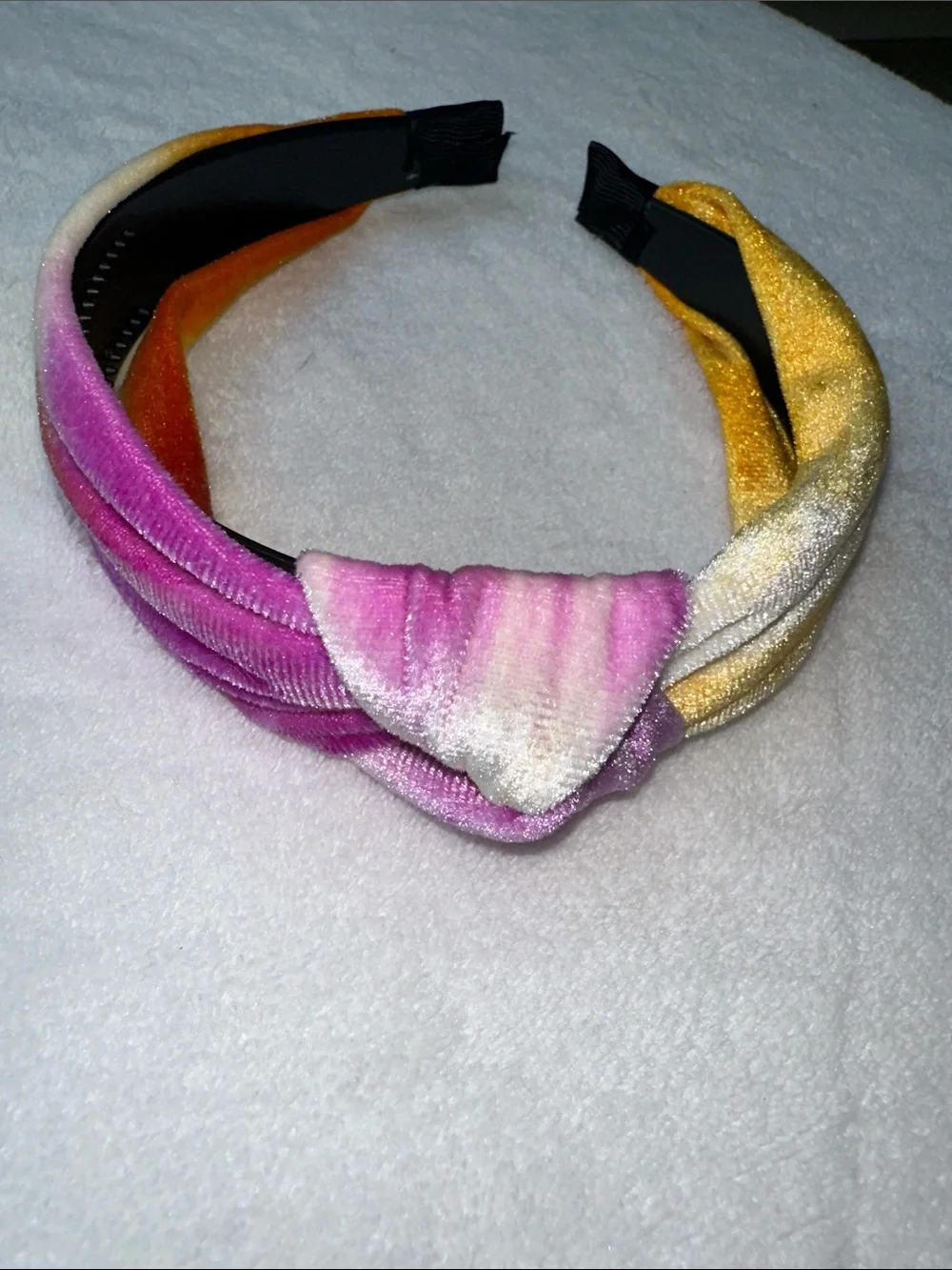 Assorted Girls' Headbands - Pink, Purple, Yellow, Silver, Black, Multicolor